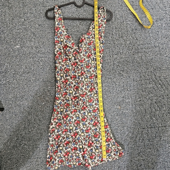 Vintage 70's Floral Fruit Romper With Cross Back Detailing - Picture 4 of 8